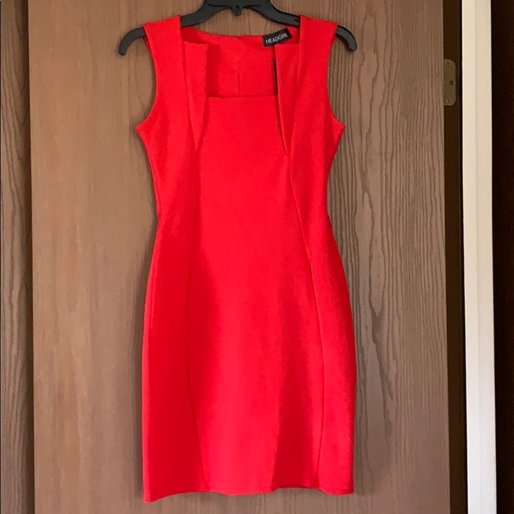 Sexy red dress